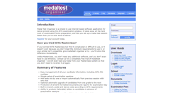 Desktop Screenshot of medaltest.com